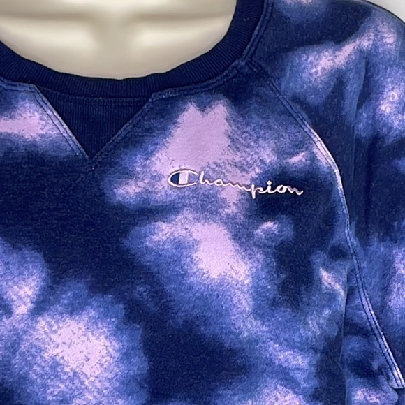 Champion Purple & Blue Pullover Jumper Crewneck - Picture 2 of 4